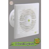 Badem10 Elektrikli 100 mm Banyo Wc Mutfak Büro Aspiratörü Havalandırma Fan Kirli Hava Kötü Koku Egzoz Fanı