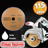 Badem10 Elmas Testere Beton Tuğla Ahşap Granit Mermer Asfalt Plastik Sulu Kesme Kesici Disk Diski 115 mm