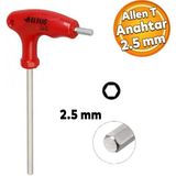 Badem10 Eltos Allen Alyan 2 Uçlu T Tipi Anahtar altıgen Köşeli Somun Vida Sıkma Sökme 2.5 mm ETA025