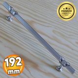 Badem10 Emir Kulp Krom 192 mm - 19.2 cm Metal Mobilya Mutfak Çekmece Dolap Kulbu