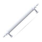 Badem10 Erciyes Mutfak Çekmece Dolap Kapak Beyaz 128 mm Metal Kulp