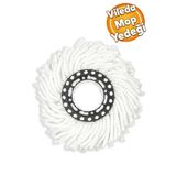 Badem10 Ev Ofis Iş Yeri Mikrofiber Makarna Temizlik Kurulama Havlu Mop Vileda Başlık Yedeği Eh171