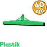 Badem10 Ev Tipi Plastik Çekpas Çekçek Yersil 40 cm Ev Iş Yeri Dükkan Cam Zemin Yer Temizleme Silme