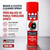 Badem10 Fren Disk Balata Temizleyici Sprey 500 ml Yağ Sökücü Hızlı Kuruyan Profesyonel Temizlik Ürünü