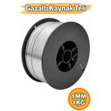 Badem10 Gazaltı Kaynak Teli 1 mm 1 kg Çelik Mıg Mag Kaynak Makinesi Uyumlu Kaynak Teli Profesyonel Dayanıklı