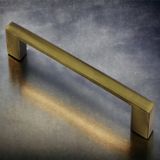 Badem10 Gölcük 160 mm Mutfak Kulpu Çekmece Dolap Kapak Kulbu Metal Kulp Mobilya Dolabı Kulpları Antik Sarı