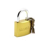 Badem10 Gold Kilit Döküm Sarı Asma Kilit 50 Mm