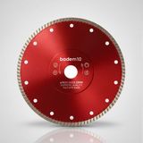 Badem10 Hassas Beton Seramik Porselen Kesme Elmas Testere 180X1,8MM Hassas Kesim Testere Bıçağı