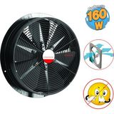 Badem10 Havalandırma Aspiratörü Fanı 160 W Kirli Hava Kötü Koku Tahliye Metal Fan Vantilatör 350 mm