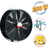 Badem10 Havalandırma Aspiratörü Fanı 200 W Monofaze Kirli Hava Kötü Koku Tahliye Metal Fan Vantilatör 450 mm