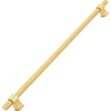 Badem10 Hisar Altın Gold Metal Kulp 512 mm Tırtıklı Desen Mobilya Çekmece Mutfak Dolabı Dolap Kulpları Kulbu