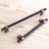 Badem10 Hisar Antik Bakır Metal Kulp 128 mm-12.8 cm Mobilya Çekmece Mutfak Dolabı Dolap Kulpları Kulpu Kulbu