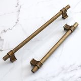 Badem10 Hisar Antik Sarı Metal Kulp 160 mm-16 cm Mobilya Çekmece Mutfak Dolabı Dolap Kulpları Kulbu Kulpu