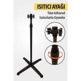 Badem10 Infrared Isıtıcılar ile Uyumlu Ayarlanabilir Teleskopik Alüminyum Gövde Isıtıcı Ayağı 150 cm