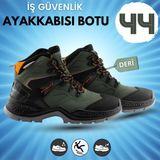 Badem10 Iş Botu Ayakkabısı Yeşil 44 Numara Bahçecilik Tarım Ziraat Çiftçi Kış Güvenlik Ayakkabı Bot