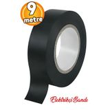 Badem10 İzole Elektrikçi Bandı Siyah Elektirik Bant Bandı Pvc Eni:19 Mm 9 Metre