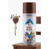 Badem10 Kahverengi Sprey Boya 400 ml Metal Ahşap Beton Yüzeylere Uygun Hobi Dekoratif Amaçlı Sprey Boya