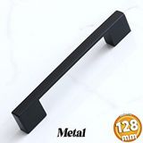 Badem10 Kale Kulp 128 Mm Siyah Metal Mobilya Mutfak Çekmece Dolap Kulpları Dolabı Kapak Kulbu Kulpu 12.8 Cm
