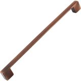 Badem10 Kale Kulp Metal 224 mm Eskitme Antik Bakır Mobilya Mutfak Çekmece Kapak Dolap Kulbu