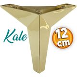 Badem10 Kale Lüks Mobilya Kanepe Sehpa Tv Ünitesi 12 cm Altın Gold Baza Ayak