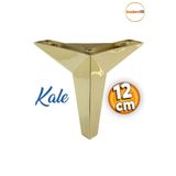 Badem10 Kale Mobilya Kanepe Sehpa Tv Ünitesi Koltuk Ayağı 12 Cm Altın Gold Baza Ayakları