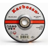 Badem10 Karbosan Taşlama Diski 180X8X22 Metal Taşlama Kesme Diski Profesyonel Spiral Taş Motoru Diski - Renkli