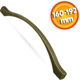 Badem10 Kartaca Çekmece Mutfak Dolap Kapak 160-192 mm Antik Sarı Metal Kulp
