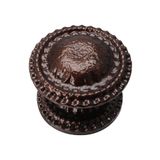 Badem10 Klasik Kapı Tokmağı Kapı Topuzu Kolu Metal Tokmak Kapı Kulpu Çelik Kapı Kolu Bakır
