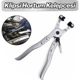 Badem10 Klipsi Hortum Kelepçe Pensesi Krom 22 cm Profesyonel El Aleti Ayarlanabilir Güçlü Tutuşlu Pense