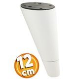 Badem10 Konik Lüks Mobilya Kanepe Tv Ünitesi Komidin Komodin Berjer Koltuk Ayağı 12 Cm Beyaz Ayakları