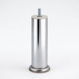 Badem10 Krom Gümüş Metal 15 cm Mobilya Ayağı Modern Koltuk Kanepe Dayanıklı Tv Ünite M8 Civatalı Ayakları - 698546231