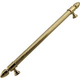 Badem10 Kubbe Gold 60 cm Kapı Çekme Kolu Tutma Kulpu Kulbu Çelik Dış Kapı Tutamağı Sürgülü Kapı Lüks Model - Antik Sarı