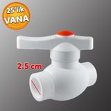 Badem10 Küresel Pprc Ekonomik Vana Plastik 25'lik Pvc Vanası Dişsiz Aç Kapa Boru Kaynak Makine Bağlantı