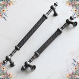 Badem10 Ladin Antik Gümüş Metal Kulp Kulpu 128 mm Mobilya Çekmece Mutfak Dolabı Dolap Kapak Kulpları Kulbu