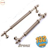 Badem10 Ladin Metal Kulp 192 mm - 19.2 cm Mobilya Çekmece Mutfak Dolabı Dolap Kulpları Kulpu Kulpları