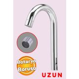 Badem10 Lavabo Mutfak Musluk Batarya Kuğu Metal Lüks Uzun Evye Borusu Krom Su 360° Dönen Kaliteli Dayanıklı