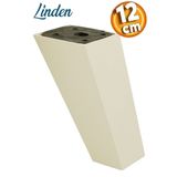 Badem10 Linden Lüks 12 cm Krem Köşeli Baza Mobilya Kanepe Sehpa TV Ünitesi Koltuk Ayağı