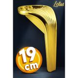 Badem10 Lotus Lüks Mobilya Kanepe Tv Ünitesi Konsol Koltuk Ayağı 19 Cm Gold Altın Ayakları