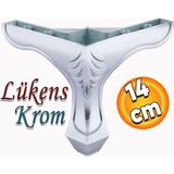 Badem10 Lükens Lüks Mobilya Oturma Grubu Kanepe Tv Ünitesi Koltuk Ayağı Baza Ayakları Plastik Krom 14 Cm