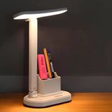 Badem10 Masa Lambası Şarjlı Gece Lambası 10w 3 Renk Telefon Tutucu Dokunmatik Kademeli Çalışma Okuma Işığı