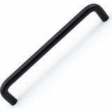 Badem10 Mat Siyah Mobilya Kulpu 160 mm Çekmece Dolap Kapak Kulpu Modern Tasarım Mutfak Banyo Kulpu