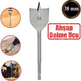 Badem10 Matkap Ucu Ahşap Delme Ucu Tahta Sunta Plastik Alçıpan Delme Ucu Bits Yaprak Uç 38 mm