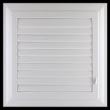 Badem10 Menfez Banyo Wc Tuvalet Havalandırma Plastik Panjur Beyaz 65x65 CM