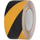 Badem10 Merdiven Zemin Kaydırmaz Bant Kaymaz Bant Sarı Siyah 50 mm x 15 mt - 1 Adet