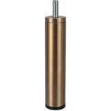 Badem10 Metal Ayak Antik Sarı 12 cm 1 Adet Mobilya Baza Sehpa Dolap Masa Ayağı M8 Civatalı Modern Tasarım