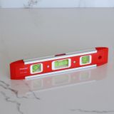 Badem10 Mini Su Terazisi 22 cm Inşaat Duvar Fayans Marangoz Mühendislik Ölçüm Aluminyum Su Terazisi 22 cm Eğim Ölçü Eğik Ölçme