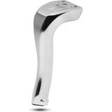 Badem10 Mobilya Kanepe Koltuk Masa Sehpa Puf Ayağı Metal Baza Ayakları 16 cm Krom