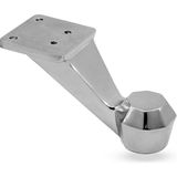 Badem10 Mobilya Kanepe Koltuk Sehpa Ünite Ayağı 7 Cm Krom Metal Baza Ayakları