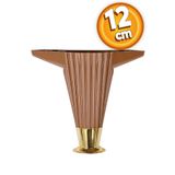 Badem10 Mobilya Kanepe Koltuk Ünite 12 cm Kahve Gold Baza Ayak