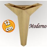 Badem10 Moderno Mobilya Kanepe Sehpa Tv Ünitesi Baza Koltuk Ayağı Çekyat Renk Sarı Altın Eskitme 12 cm Ayak